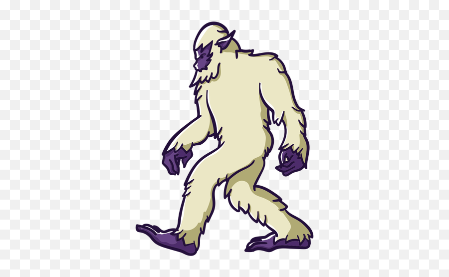 Bigfoot Sasquatch Walking Transparent - Big Foot Walking Svg Emoji,:bigtoot: Emoticon