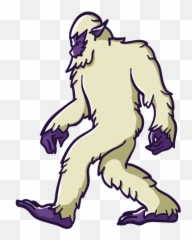 Bigfoot Sasquatch Walking Transparent - Big Foot Walking Svg Emoji,:bigtoot: Emoticon