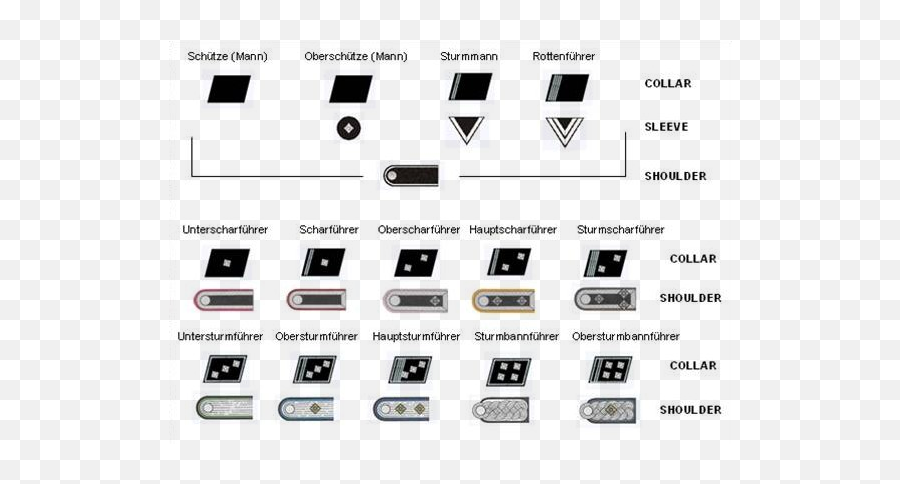 Uniforms And Insignia Of The Schutzstaffel Wiki Thereaderwiki Emoji,Sergeant First Class Insignia Emojis