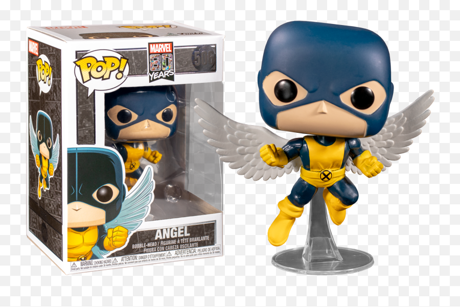 Funko Pop Marvel 80th First Appearance Original X - Men Angel Emoji,Latim Emojis