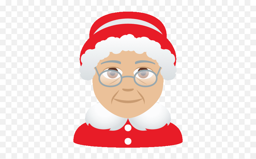 Mrs Claus Joypixels Sticker - Mrs Claus Joypixels Christmas Emoji,Darkskin Baby Emoji