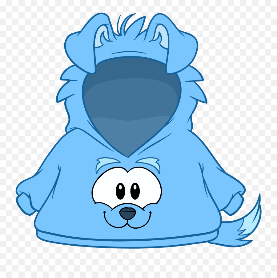 Blue Border Collie Hoodie - Club Penguin Puffle Hoodie Emoji,Border Collie Emoji