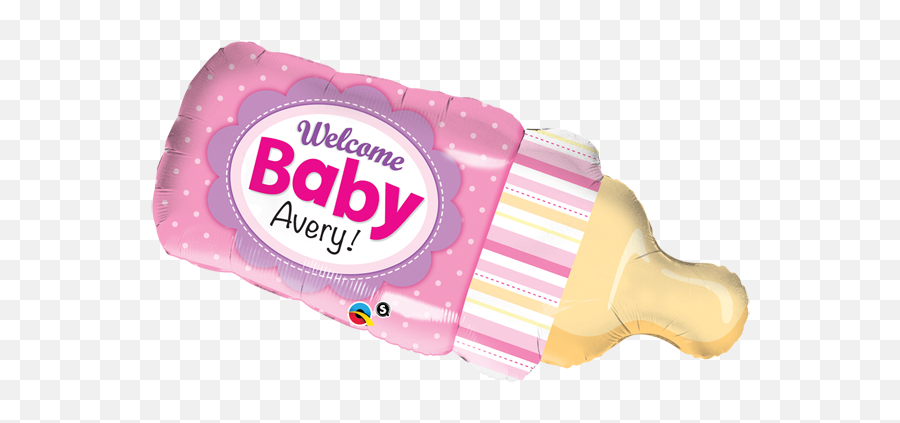 Baby Shower Balloons Party Connection Canada - Welcome Baby Girl Clipart Emoji,Baby Bottle Emoji