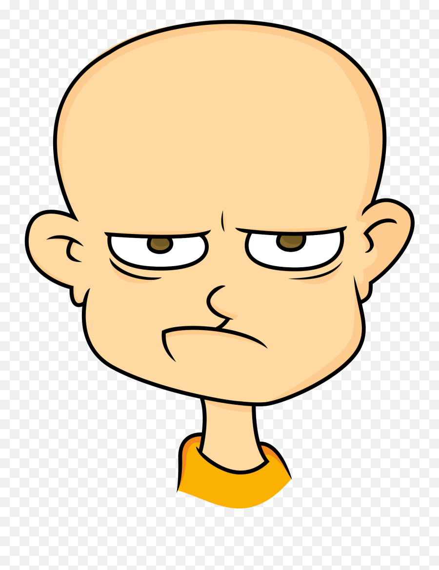 Free Clipart Face Of An Angry Man Knollbaco - Man Without Hair Cartoon Emoji,Annoyed Emoticon
