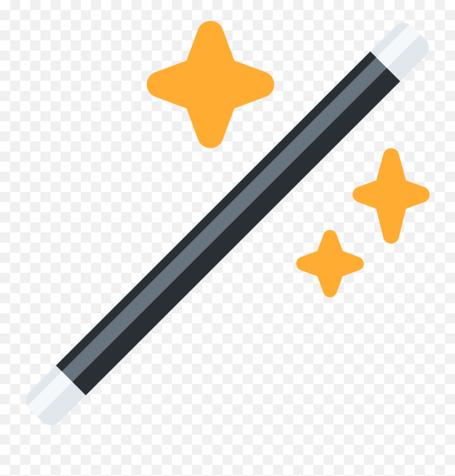 Magic Wand Emoji - Magic Wand Twitter Emoji,Witch Emoji Iphone