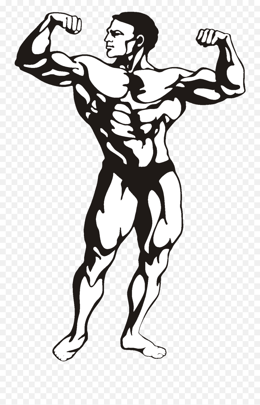 Muscle Clipart - Clipartsco Body Builder Clip Art Emoji,Muscle Flex Emoji