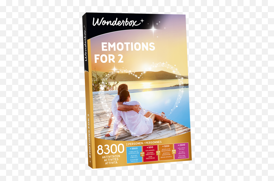 Coffret Cadeau Emotions For 2 - Wonderbox Emotion For 2 Emoji,2 Emotions