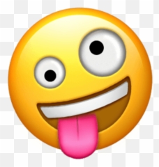 Apple Unveils New Range Of Emojis Which - Crazy Face Emoji Png,Contemplating Emoji