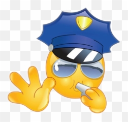 Smeily Store - Police Emoji,Emoticon Perplessa