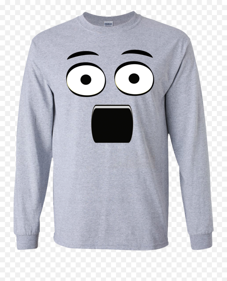 Surprised Face And Open Mouth - Motivation T Shirt Emoji,Emoji T Shirt Kids