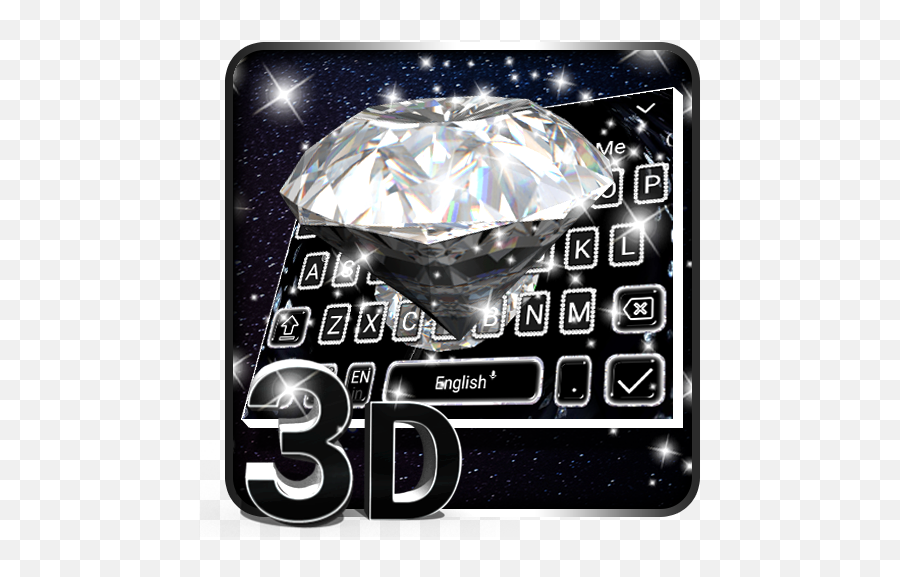 3d Diamond Keyboard Theme - Apps En Google Play Language Emoji,Gemstone Emojis