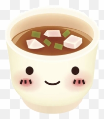 Soup Sticker Challenge On Picsart - Cute Miso Soup Cartoon Emoji,Oyster Stew Emojis