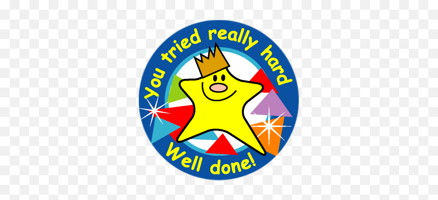 Sticker You Really Tried Hard Well Done - Star School You Worked Hard Sticker Emoji,Funny Choking Emotion