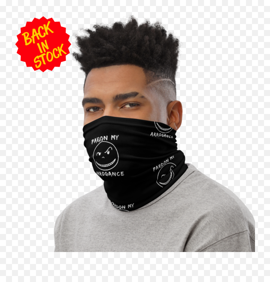 Arrogant Apparel - Alpha Phi Alpha Face Mask Emoji,Mohawk Emoji