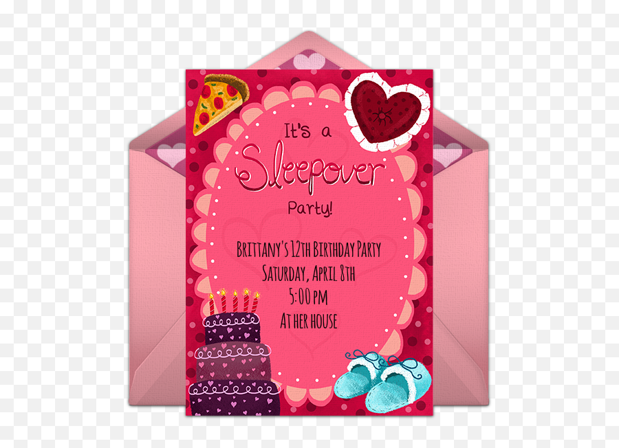 Free Birthday Sleepover Invitations - Party Supply Emoji,Emoji Template Birthday Invitations
