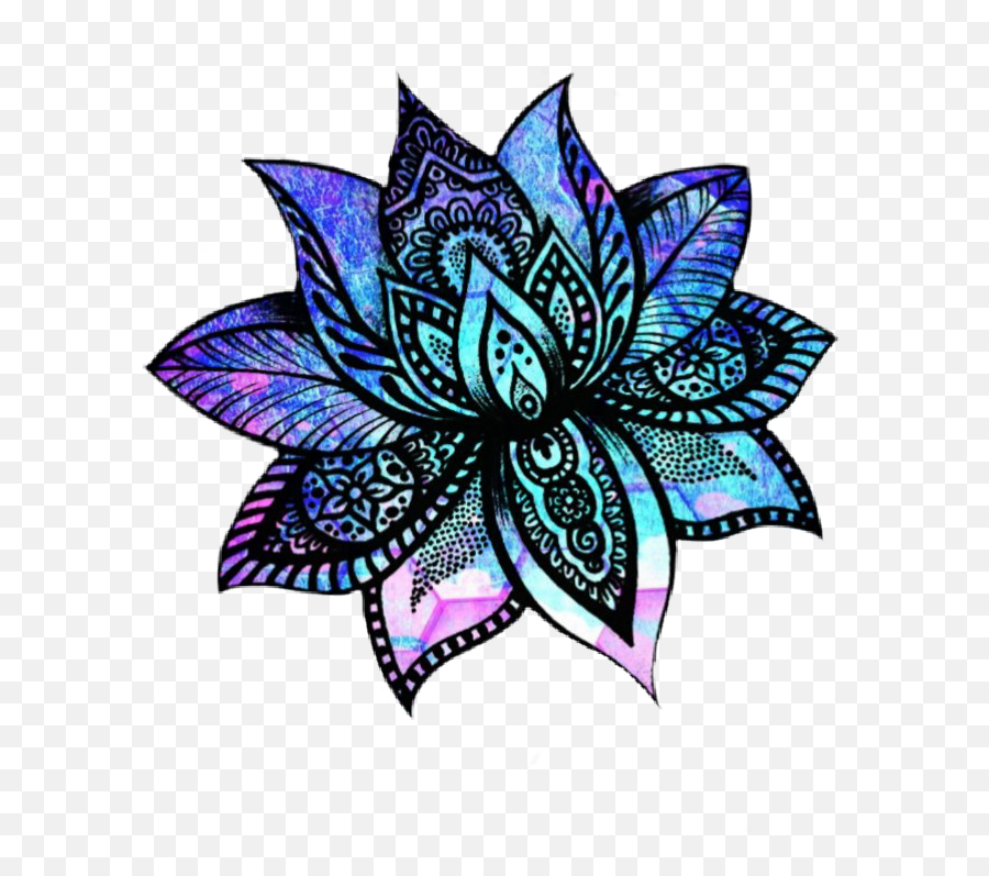 Flower Doodle Png - Flower Doodle Space Mandala Flor De Mandala Flor De Loto Emoji,Emojis Adultos Para Whatsapp