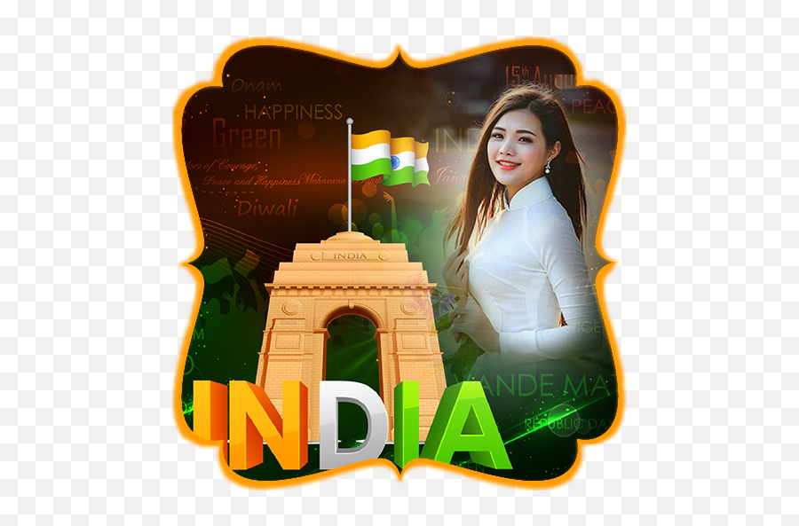 15 August - Independence Day Photo Frames Apps On Google Play India Gate Emoji,India Independece Day Emojis