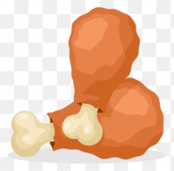 Roasted Chicken Legs Clipart - Baked Chicken Leg Clipart Emoji,Chicken Leg Emoji