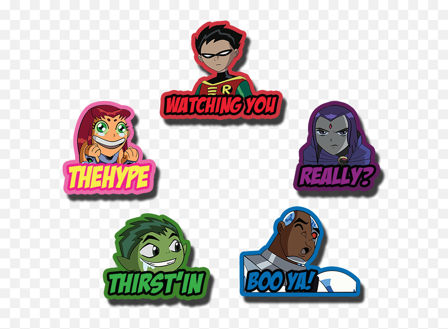 Products - Teen Titans Raven Emotes Emoji,Edward Starcraft Twitch Emoticon