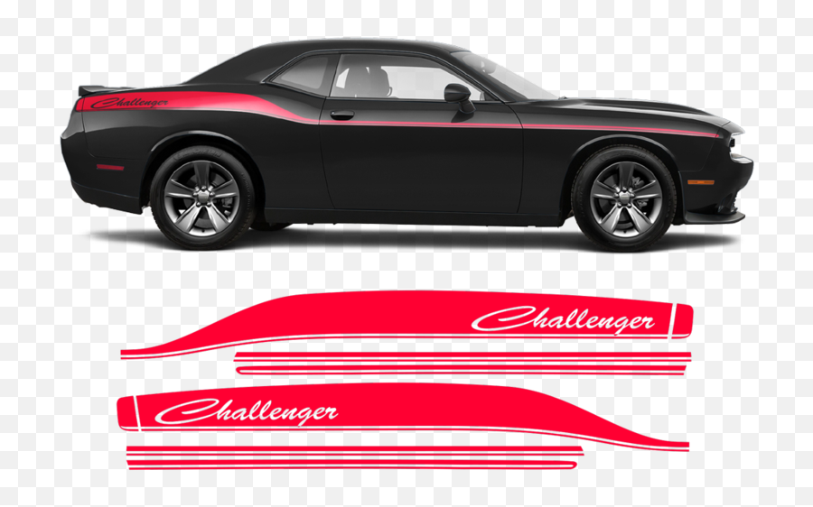 Hennessey Side Stripes Graphic For - Challenger Side Stripes Emoji,2016 Dodge Challenger With Emojis