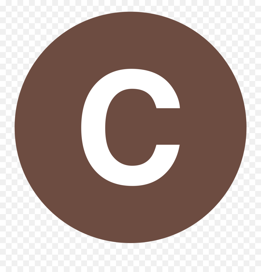 Eo Circle Brown White Letter - Pink Circle Letter C Emoji,Circulos Emoji Riverplate