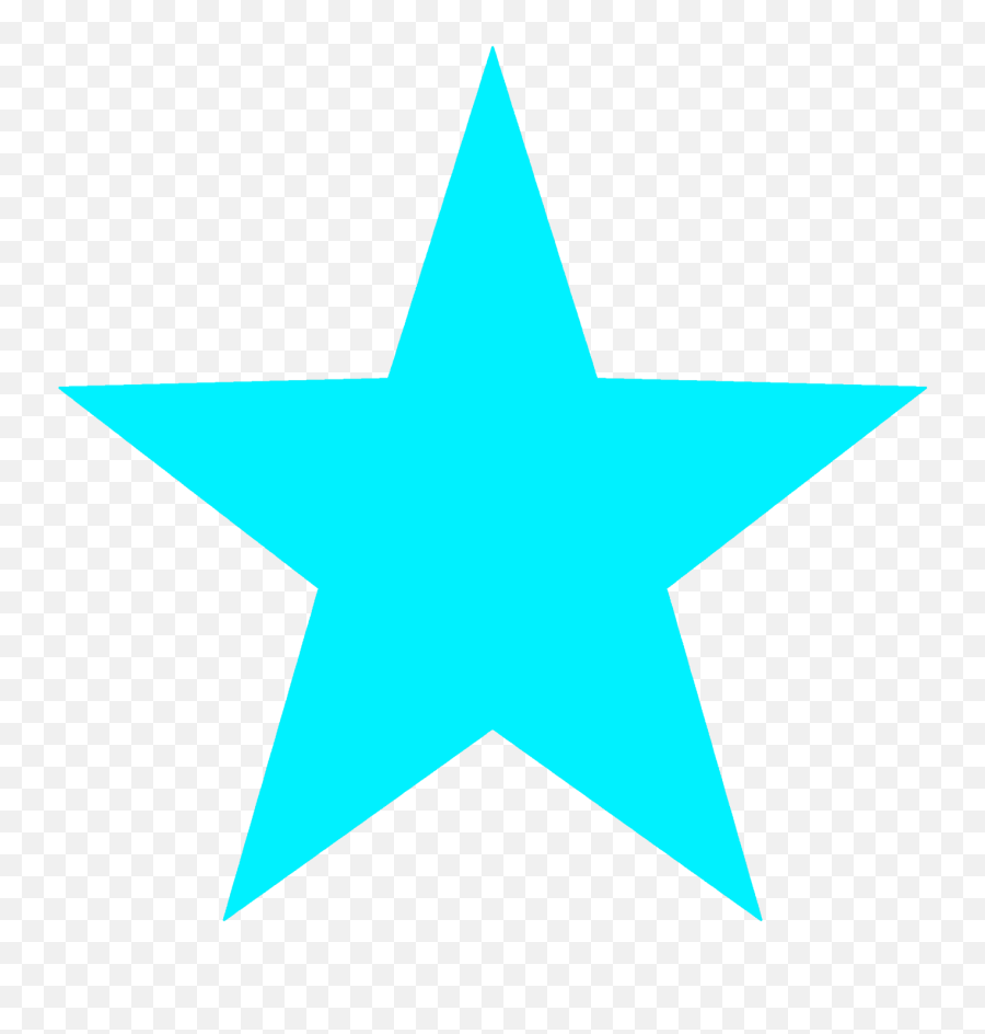 Star Clipart - Clipart Blue Star Transparent Background Emoji,Kyubey Emoticons