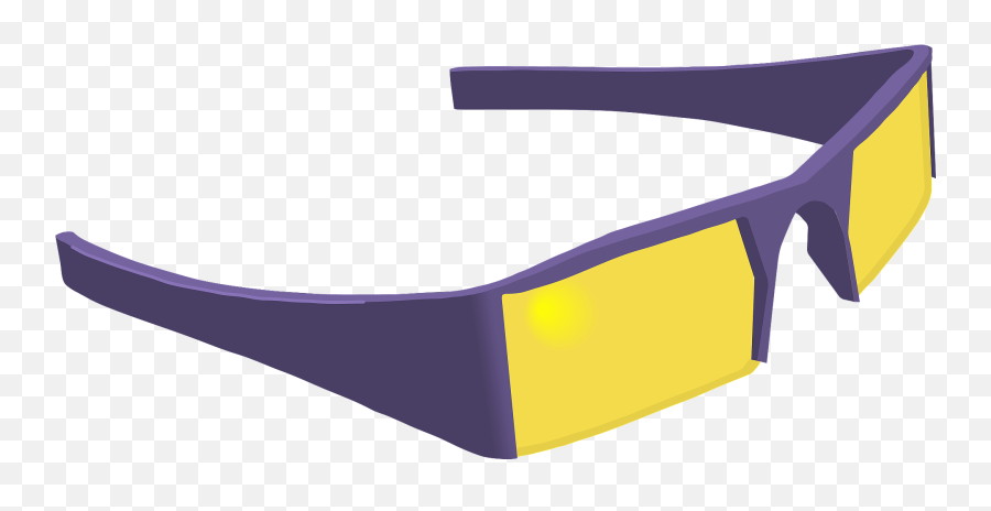 Sunglasses With Yellow Lenses Clipart Free Download - Sunglasses Emoji,Make A Sun Glass Emoticon