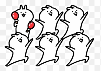 Usagyuuun Sticker Pack - Stickers Cloud Gif De Fiesta Png Emoji,Emojis Whatsapp Vaca