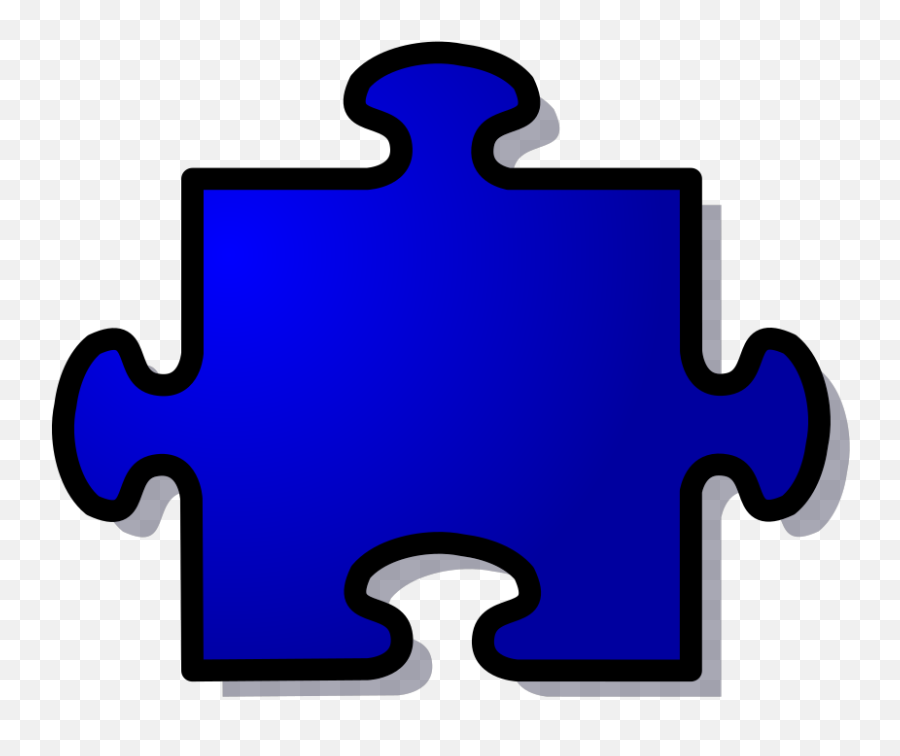 Blue Puzzle Piece Png Svg Clip Art For Web - Download Clip Emoji,Puzzle Emoji