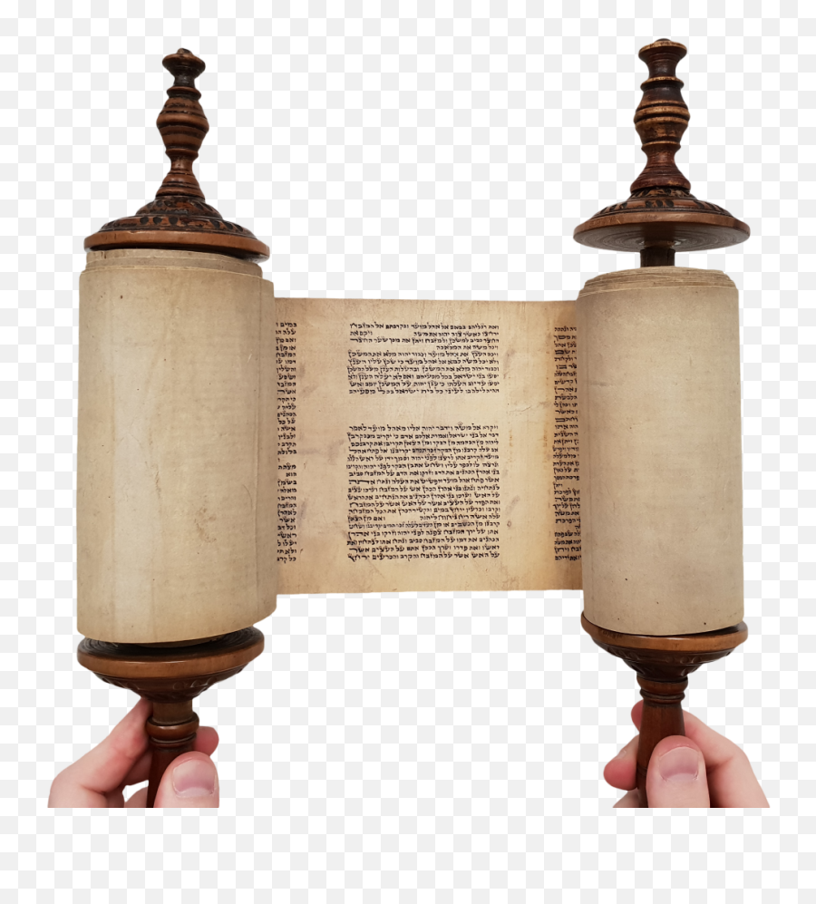 Small Torah Scroll Ashkenaz 17th Century Special Scroll Emoji,Scroll Page Emoji