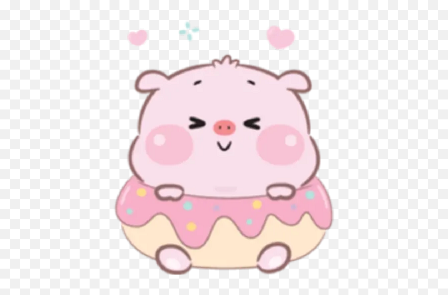 Sticker Maker - Puni Puni Pig Desserts Emoji,Android Pig Walking Emoji
