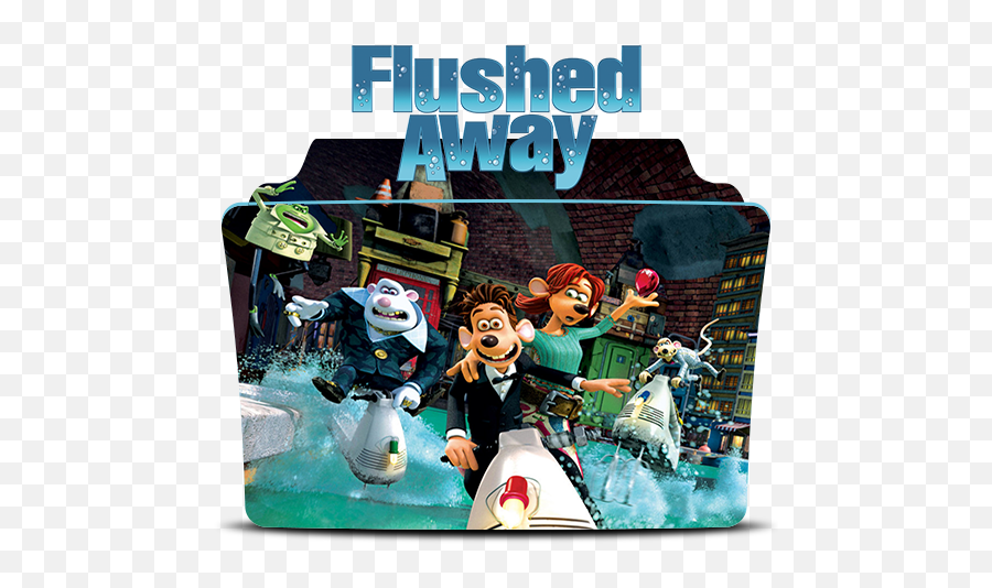 Flushed Away Folder Icon 2006 - Designbust Emoji,Flushed Emoji Tiktok