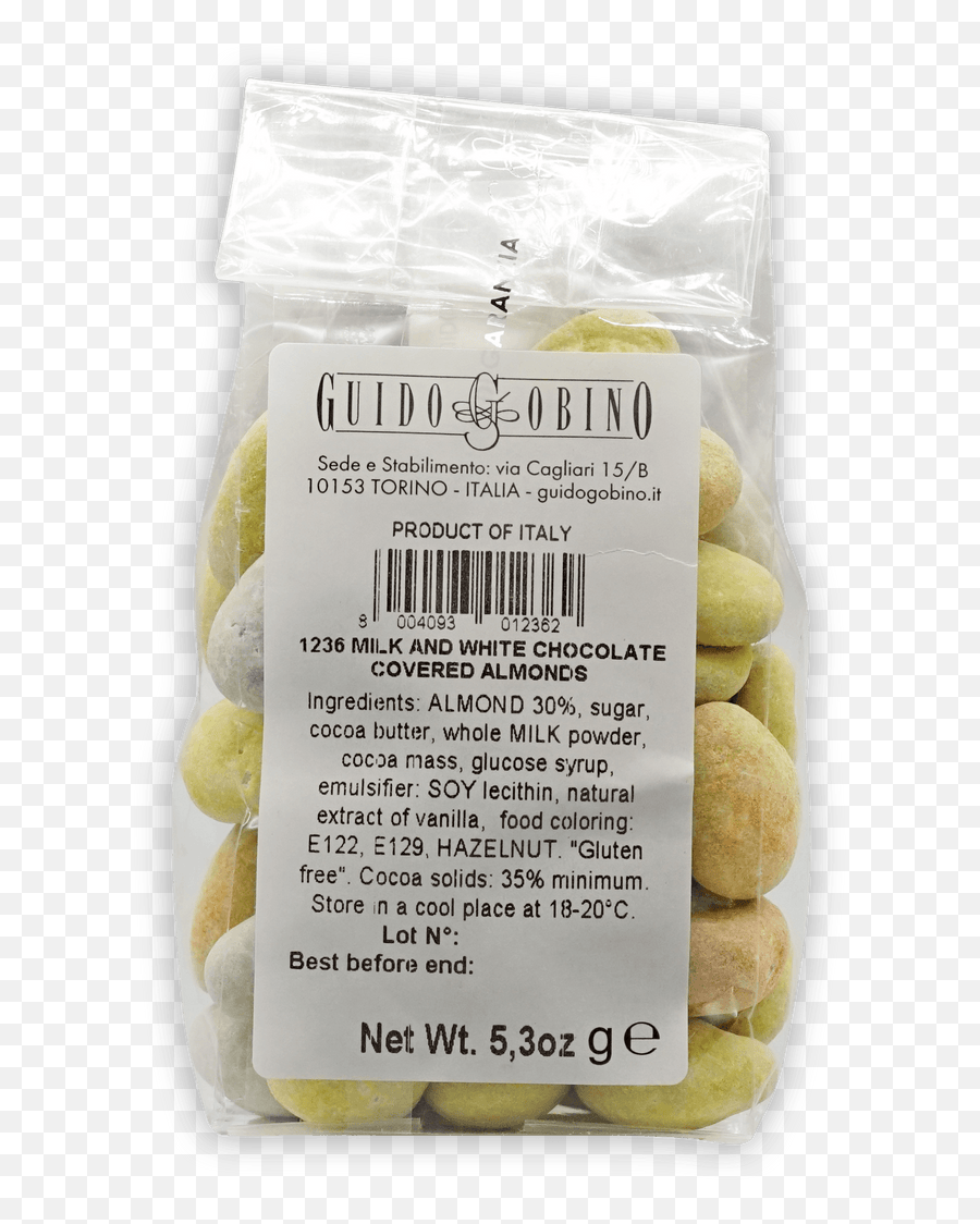 Guido Gobino Milk U0026 White Chocolate Covered Almonds Emoji,Chocolate Milk Emoji