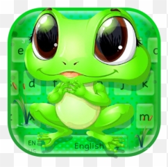 Amazoncom Cute Big Eyes Frog Keyboard Theme Appstore - Pond Frogs Emoji,Frog Emoji Transparent