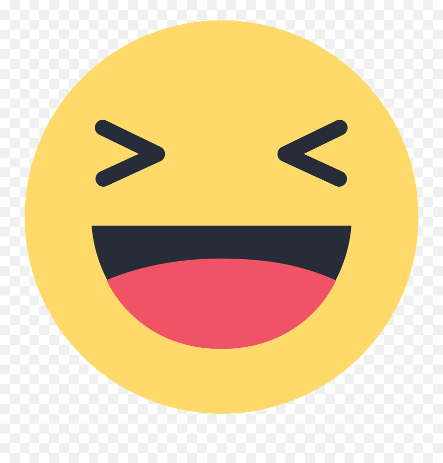 Haha Emoticons Emoticon Png Haha - Facebook Haha React Png Emoji,Facebook Emojis