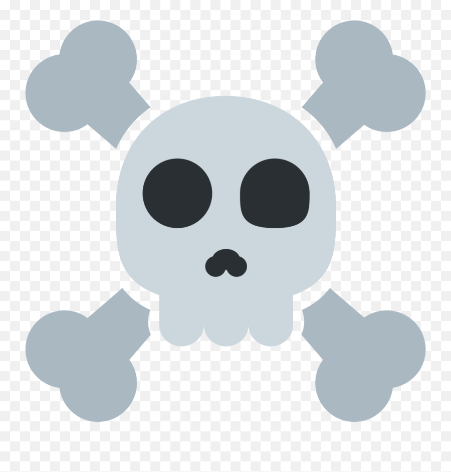Skull And Crossbones Emoji Meaning - Skull Crossbones Emoji,Skull Emoji