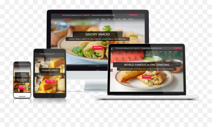 A - One Catering U2013 Cubosquare Website Designing Company Display Advertising Emoji,Savory Emoji