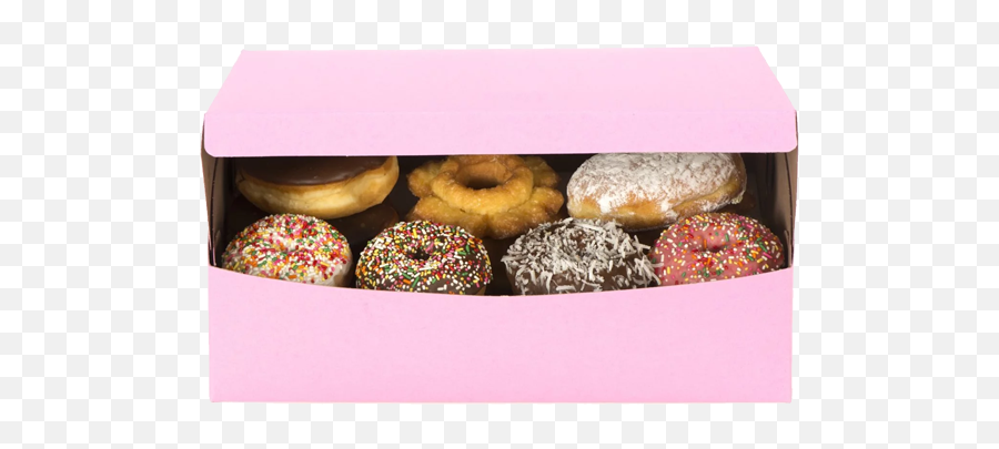 Custom Donut Boxes Custom Printed Donut Boxes With Logo - Doughnut Boxes Emoji,Donut Emoji Cut File