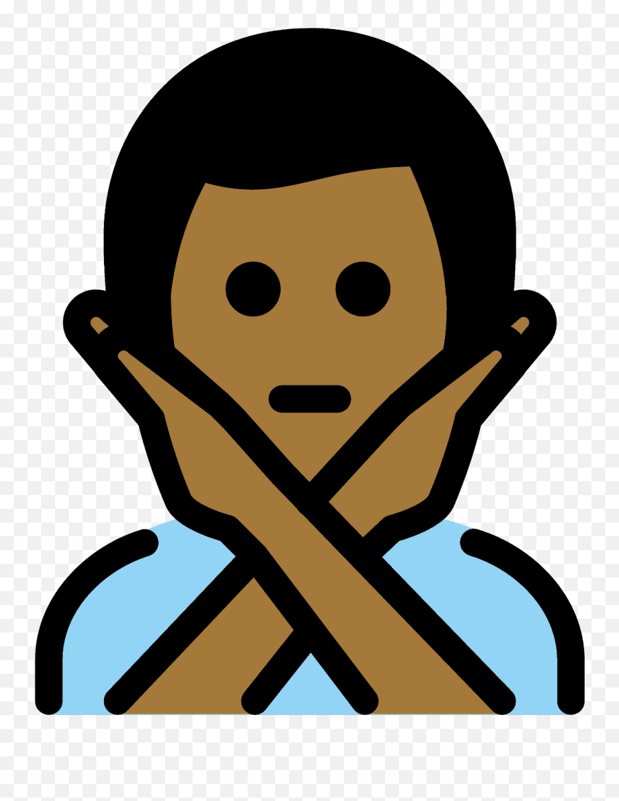 Man Gesturing No Emoji Clipart,No Emoji Png