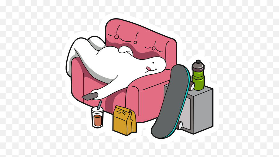 Mrdonothing And Sofa Sticker - Sticker Mania Messy Emoji,Infinity Gauntlet Stones Emojis