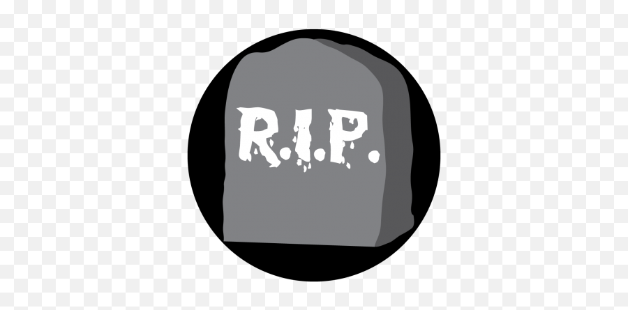 Grave Stone Gobo Projected Image - Dot Emoji,Gravestone Emoticon