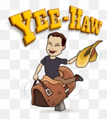 Bitmoji Sitting On Chair Transparent - Rodeo Bitmoji Emoji,How To Make Your Emojis Move On The App Bitmoji