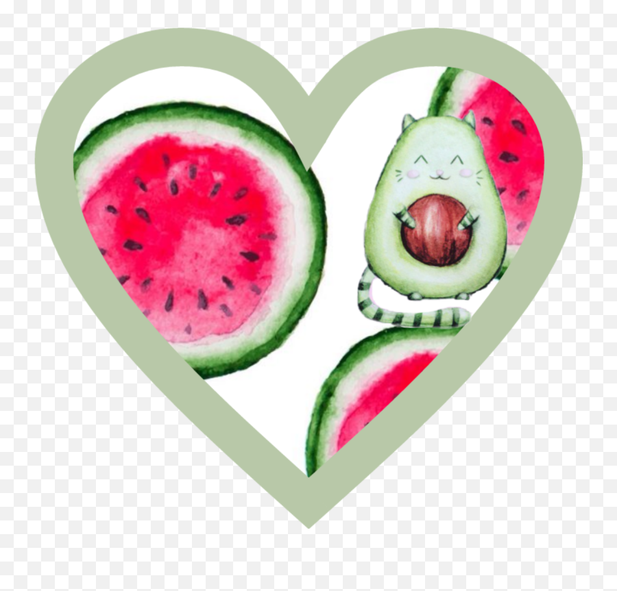 Sticker - Fruit Background Emoji,Melon Emoji Sticker