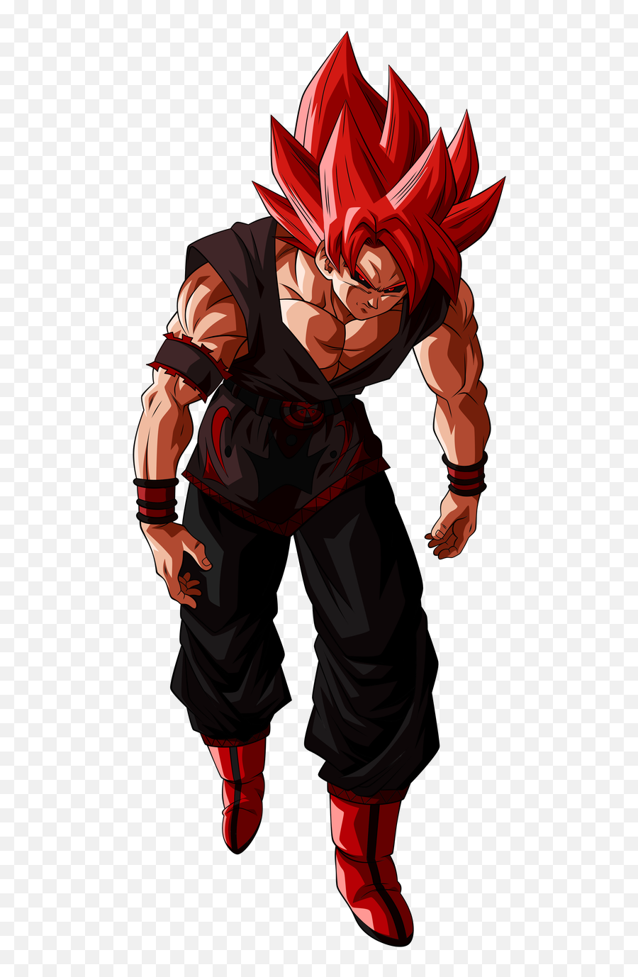 Can Krillin Go Kaioken - Demon Goku Emoji,Kaioken Attack Emoticon