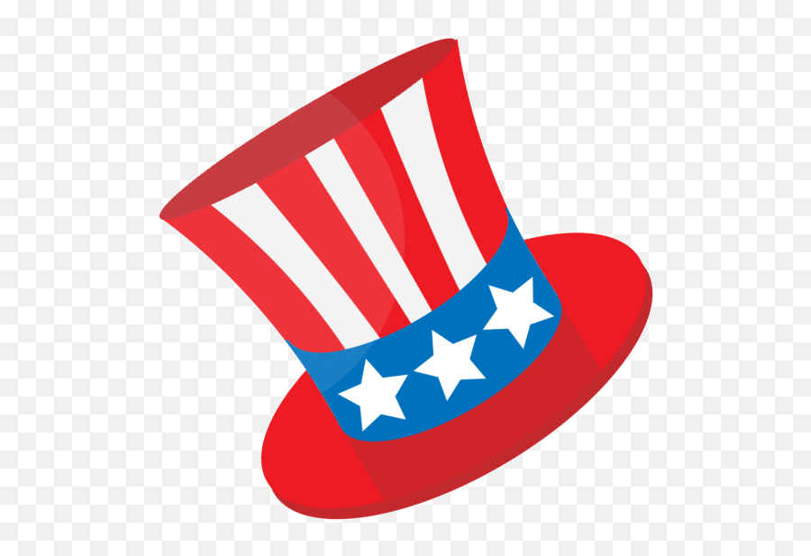 Top Fourth Of July Stickers For Android - Clipart American Top Hat Emoji,Fourth Of July Emoji