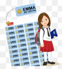 My Nametags - Personalised Nametags Labels For Kids My Nametags Emoji,Emoji Kids Clothes