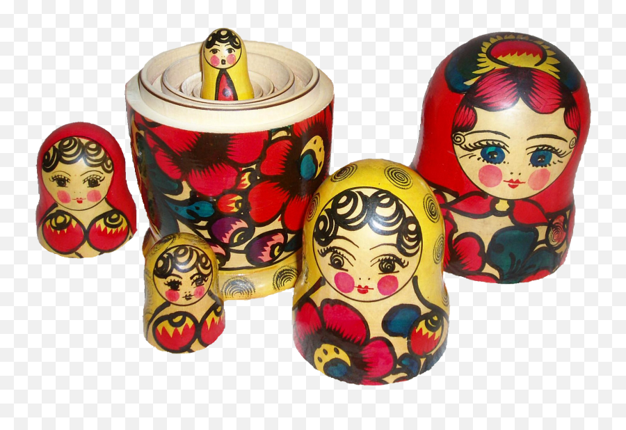 Matryoshka Doll - Matryoshka Transparent Emoji,Emoji Dolls