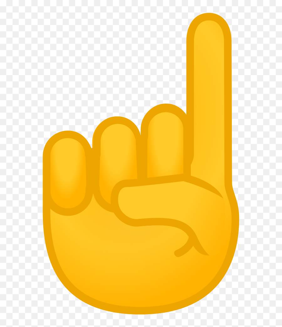 Index Pointing Up Icon - Emoji Finger Up Transparent Finger Pointing Up Emoji,Finger Emoji