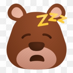 Animal Bear Emoji Night Sleep Icon - Png Cartoon Money Bear,Sob Emoji Pillow