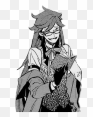 Grell Kuroshitsuji Sticker - Grell Sutcliff Manga Png Emoji,Grell Sutcliff Emojis